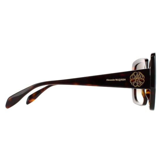 Alexander McQueen Square Damen Schildpatt Braun Gradient AM0378S - Image 4