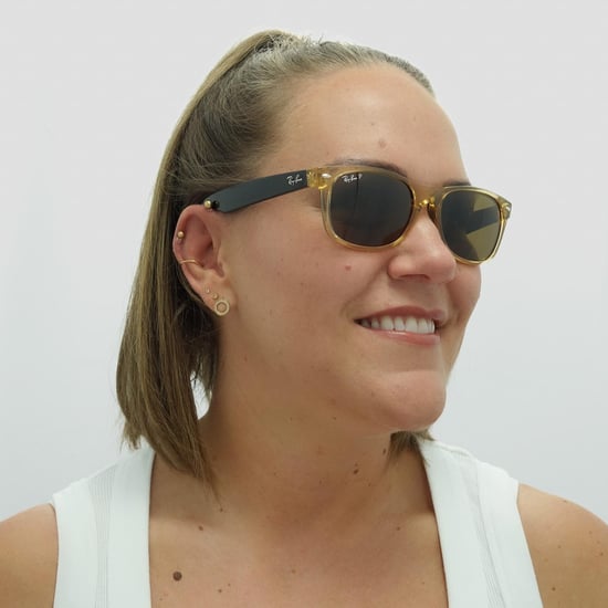 Ray-Ban Rectangle Unisex Honig Kristall braun polarisierte Sonnenbrille neue Wayfarer RB2132 - Image 6
