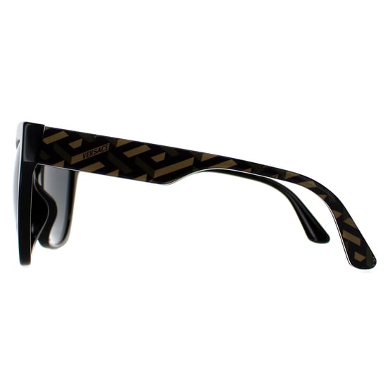 Versace Cat Eye Womens Schwarz Muster Dunkelgrau VE4417U - Image 3