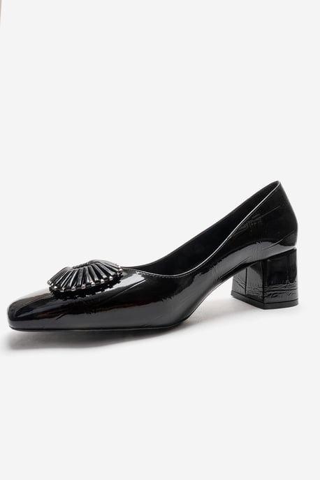 Velora Schnalle Eckige Zehenpartie Blockabsatz Pumps (Damen) - Image 6