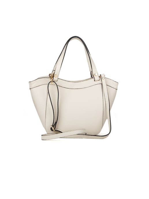Giulia Monti Schultertasche Hellbeige - Image 3