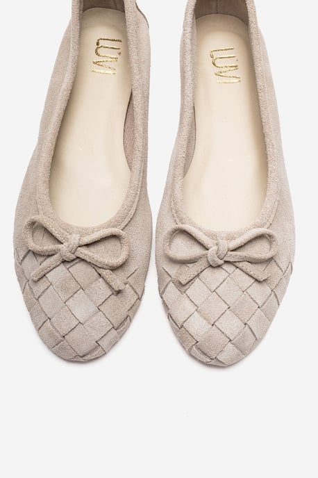 Nopos Leder Cap-Toe Ballerina - Image 2