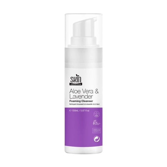 Skin Superfood Fortschrittlicher Aloe Vera & Lavendel Anti-Aging Schaumreiniger 150 ml - Image 4