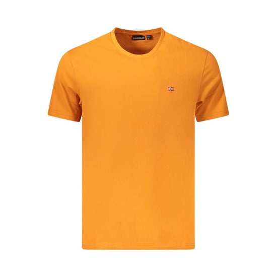 Napapijri Arancione Baumwoll Herren T-Shirt - Image 1