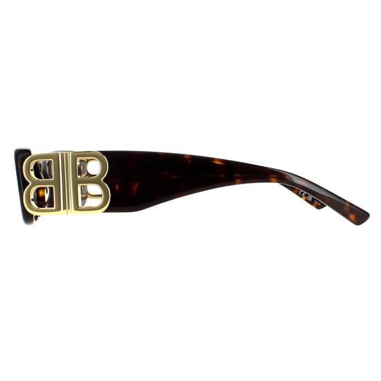 Balenciaga Rechteck Womens Dark Havana Grün BB0096S - Image 3