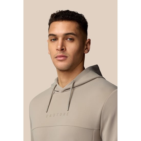 Castore Scuba Hoodie Polyester Herren Braun Kapuzensweatshirt - Image 5