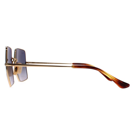 Ray-Ban Square RB1971 914778 polished gold blue grey gradient polarized sunglasses - Image 3