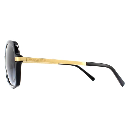 Michael Kors Square Womens Black Gold Grey Grey Gradient Lunettes de soleil - Image 3