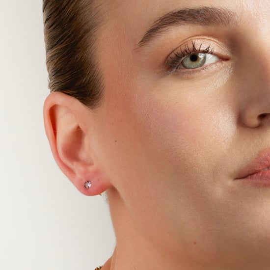 Luxenter Ohrringe, 925er Sterlingsilber und 18K vergoldete Amethyst-Zirkonia-Ohrringe - Image 4
