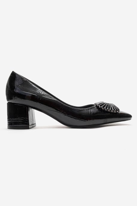 Velora Schnalle Eckige Zehenpartie Blockabsatz Pumps (Damen) - Image 4
