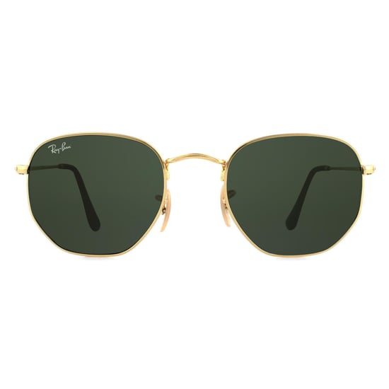 Ray-Ban Sonnenbrille sechseckig 3548N 001 Gold Grün G-15 - Image 1