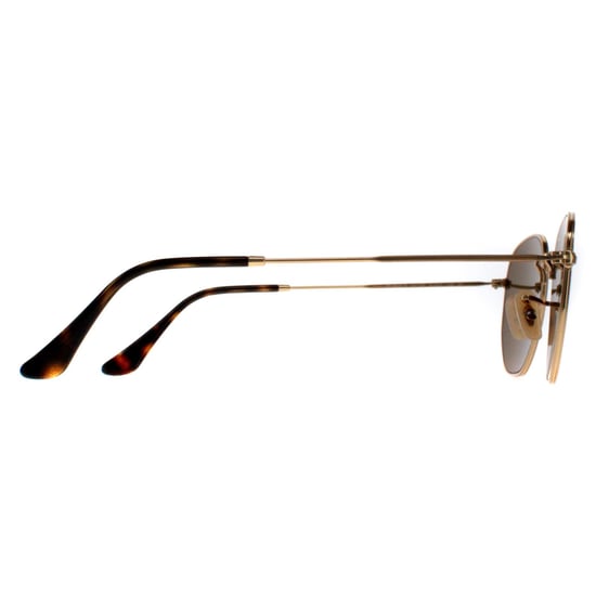 Ray-Ban Sonnenbrille Hexagonal 3548N 001/57 Gold Braun Polarisiert 51mm - Image 4