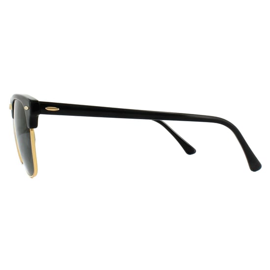 Ray-Ban Lunettes De Soleil Clubmaster 3016 W0365 Noir Vert G-15 Petit 49mm - Image 3