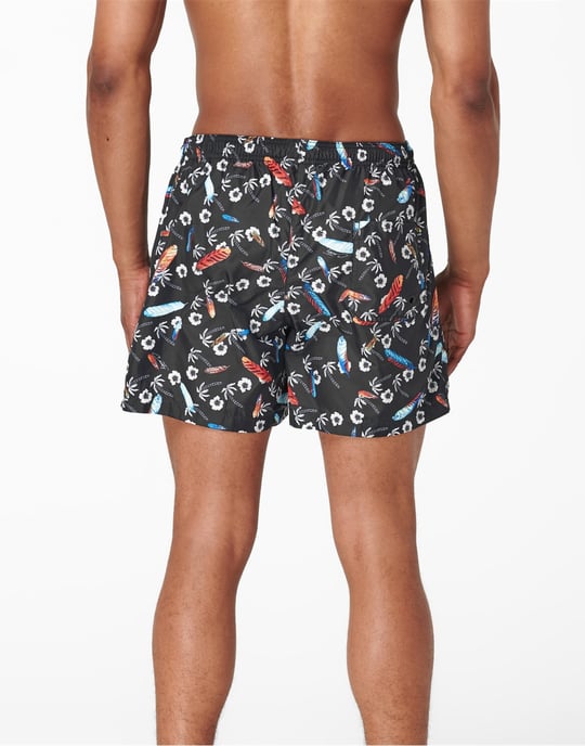 Badehose mit Hawaii-Print - Image 3