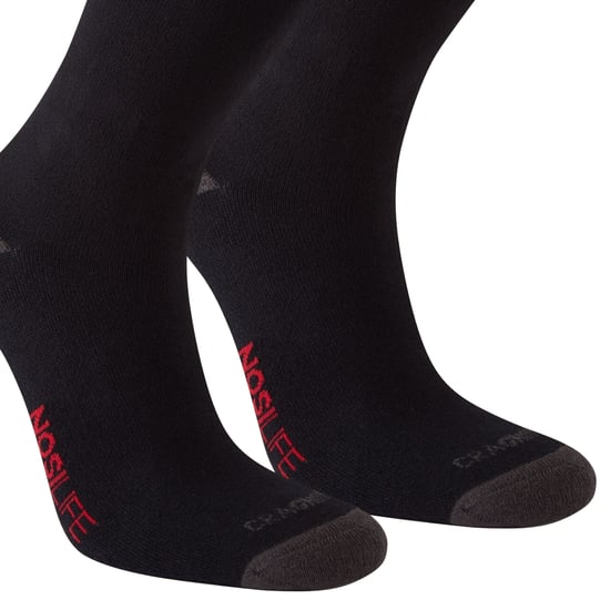 Craghoppers - Socken Insektenabwehr für Herren/Damen Unisex(2er-Pack) (Schwarz/Dunkelgrau) - Image 2