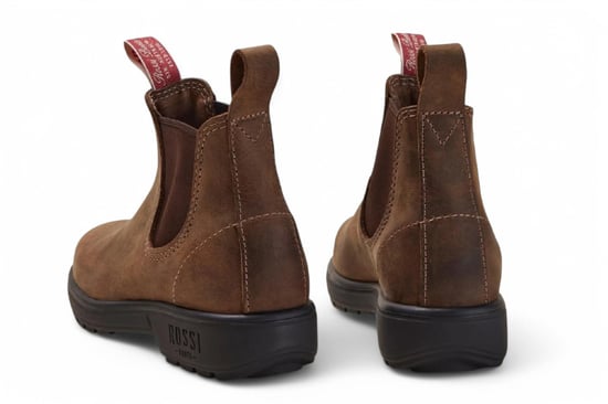 Rossi 303 Endura Chelsea-Stiefel aus hellbraunem Leder - Image 5