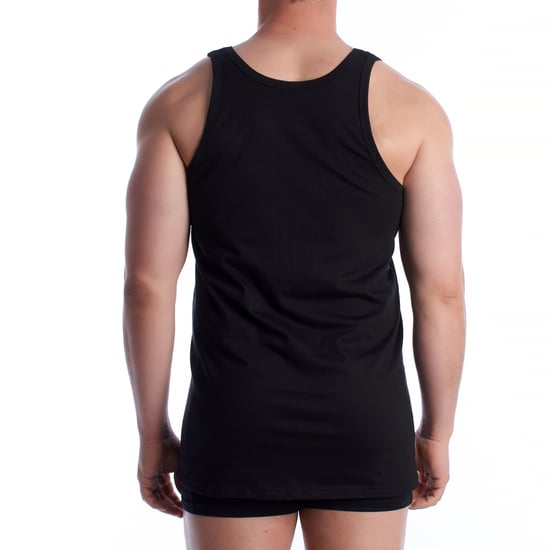 Herren ärmelloses Bambus-Unterhemd Q1001 - Image 3