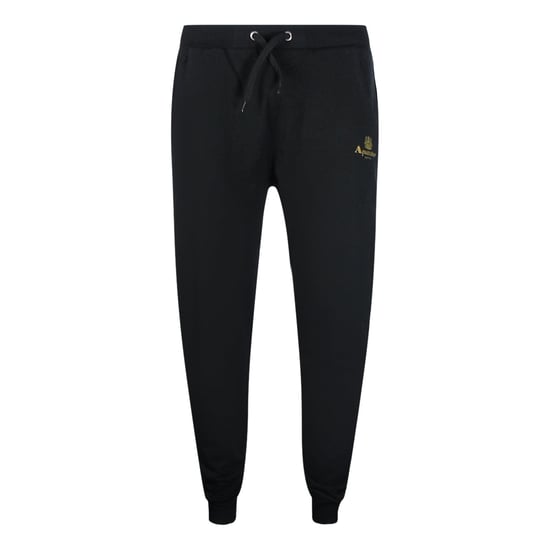 Aquascutum - Schwarzes Set Aus Kapuzenpullover Und Trainingshose Mit Reißverschluss - Image 4