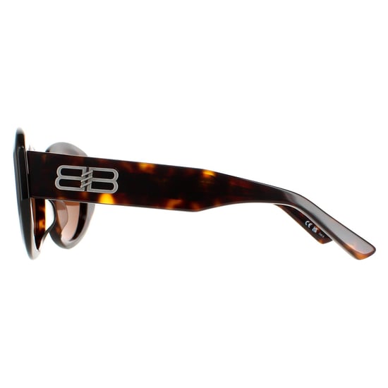 Balenciaga Oval Damen Havanna Braun BB0235S - Image 3