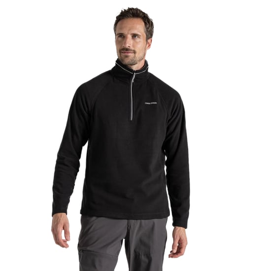 Craghoppers Mens Corey VI halbe Zip Fleece-Oberteil (schwarz) - Image 3