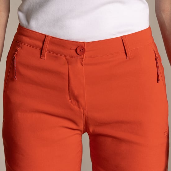 Craghoppers - "Kiwi Pro III" Freizeitshorts für Damen (Granatapfel-Rot) - Image 4