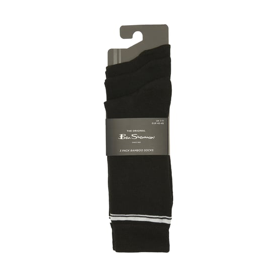 Ben Sherman - Socken für Herren, Bambus (3er-Pack) (Schwarz) - Image 2