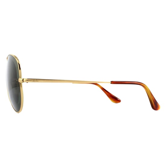 Ray-Ban Sonnenbrille Aviator Metall II RB3689 914731 Gold Grün - Image 3