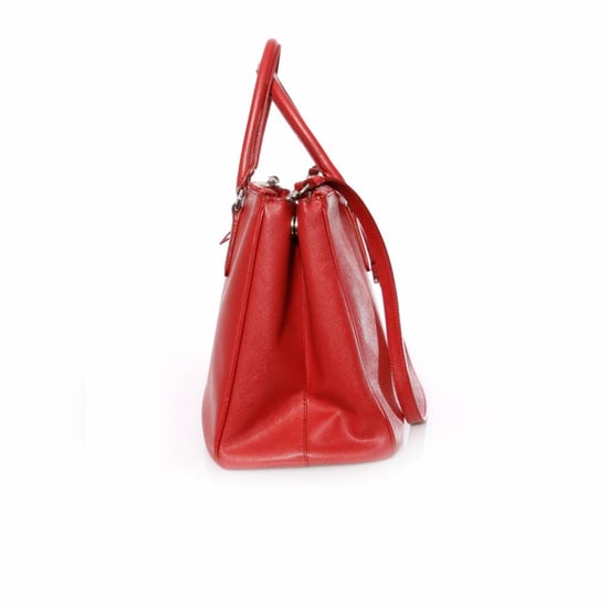 Prada Galleria Tote Bag aus rotem Saffiano-Leder. - Image 3