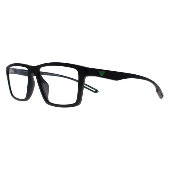 Emporio Armani Rectangle Herren Matt Schwarz EA4189U - Image 2