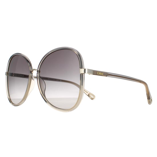 Chloe Butterfly Damen Grau bis Braun Crystal Fade und Gold Grau Gradient CH0030S Franky - Image 2