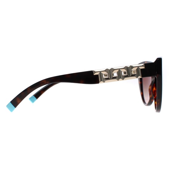 Tiffany Cat Eye Damen Havanna Braun Farbverlauf TF4196 - Image 4