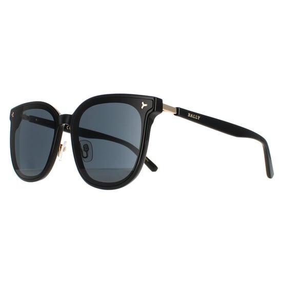 Bally Cat Eye Womens Schwarz Grau Verspiegelt BY0044-K - Image 2