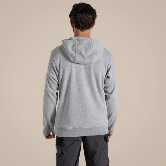Craghoppers - "Workwear Oulston" Kapuzenpullover für Herren (Weiches Grau meliert) - Image 3
