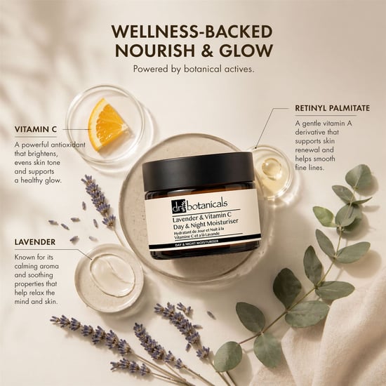 Dr Botanicals Lavendel & Vitamin C Tag & Nacht Feuchtigkeitscreme 50ml - Image 2