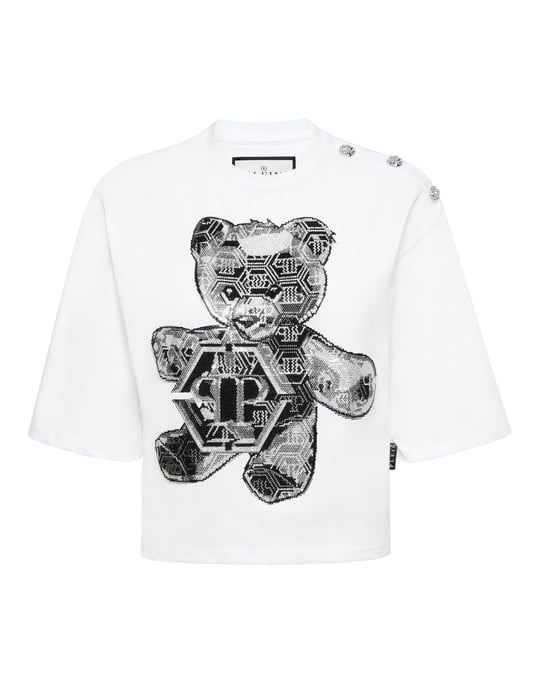 T-Shirt Rundhalsausschnitt Teddy - Image 1
