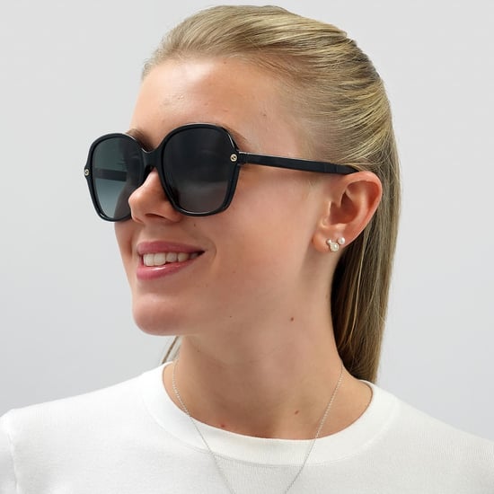 Gucci Square Womens Schwarz Grau Gradient Sonnenbrille - Image 6