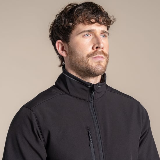 Craghoppers - "Expert" Softshelljacke für Herren (Schwarz) - Image 6