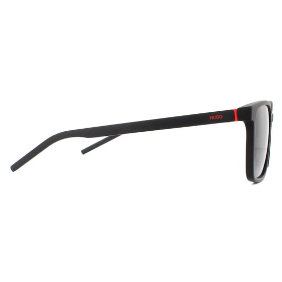 Hugo by Hugo Boss Square Mens Matte Schwarz Grau Sonnenbrille - Image 4