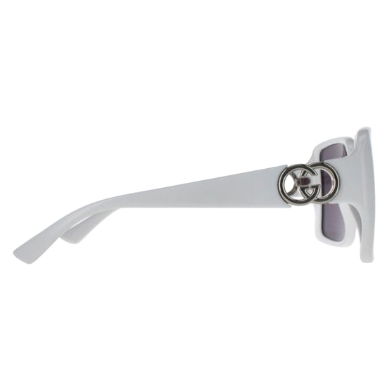 Gucci Square Womens Weiß mit Silber Dunkelgrau GG1692S - Image 4