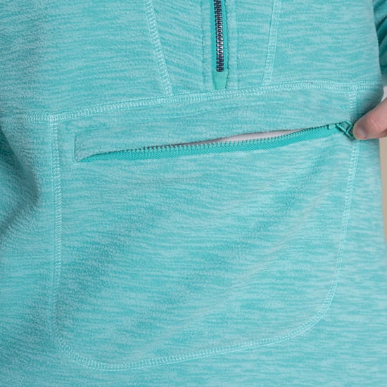 Craghoppers - "Esk II" Fleece-Oberteil für Damen, mit halbem Reißverschluss (Glasiger Aquamarin) - Image 4