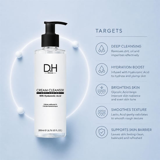 Dr H Creme-Reinigungsmittel mit Hyaluronsäure 200ml - Image 5