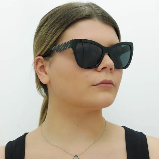 Versace Cat Eye Womens Schwarz Muster Dunkelgrau VE4417U - Image 6