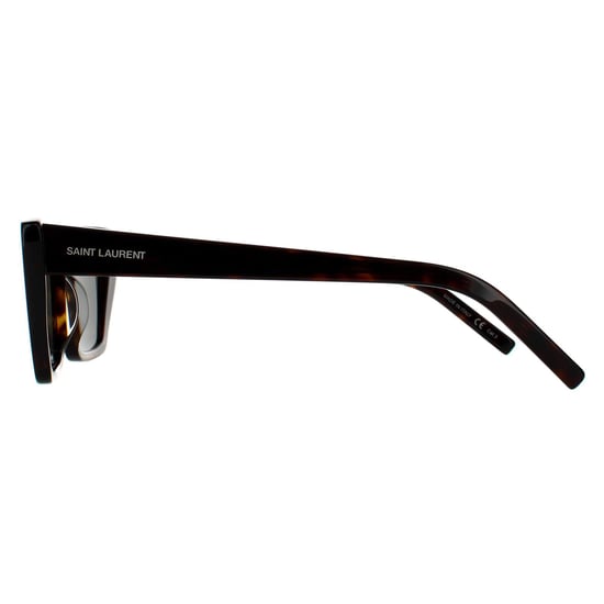Saint Laurent Cat Eye Damen dunkle Havanna grau Sonnenbrille - Image 3