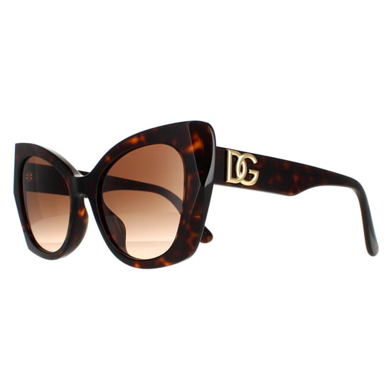 Dolce & Gabbana Schmetterling Damen Dunkel Havanna Braun Farbverlauf DG4405F - Image 2