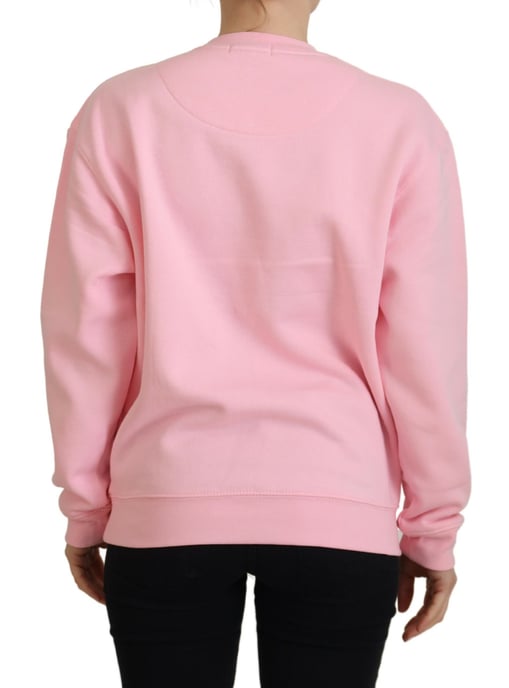 Rosa Rundhalsausschnitt Sweatshirt - Image 3