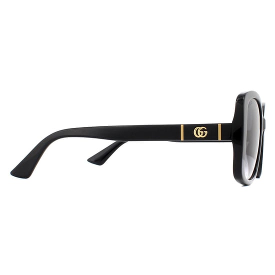 Gucci Butterfly Damen Schwarz Grau Gradient Sonnenbrille - Image 4