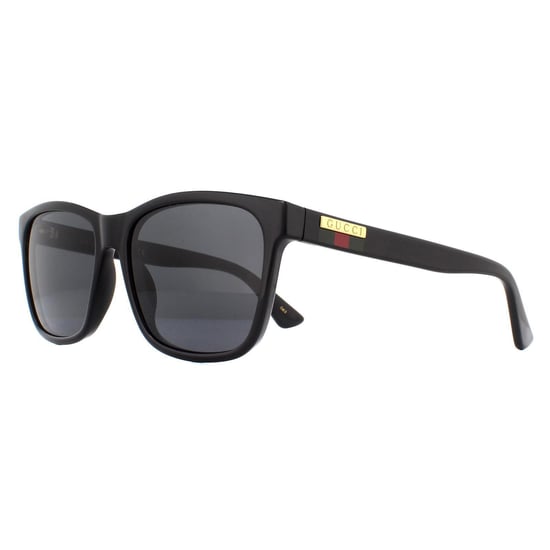 Gucci Rectangle Mens Black Grey Sonnenbrille - Image 2