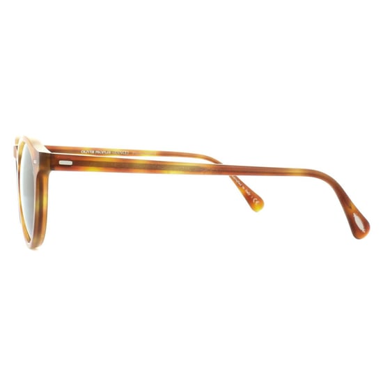 Oliver Peoples Runde Herren Semi Matt Havanna Indigo Photochromic Sonnenbrille - Image 3