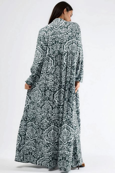 Bequemes gemustertes Maxikleid - Image 2
