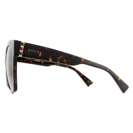 Lunettes De Soleil Gucci Gg0459s 002 Dégradé Brun De Havana - Image 3